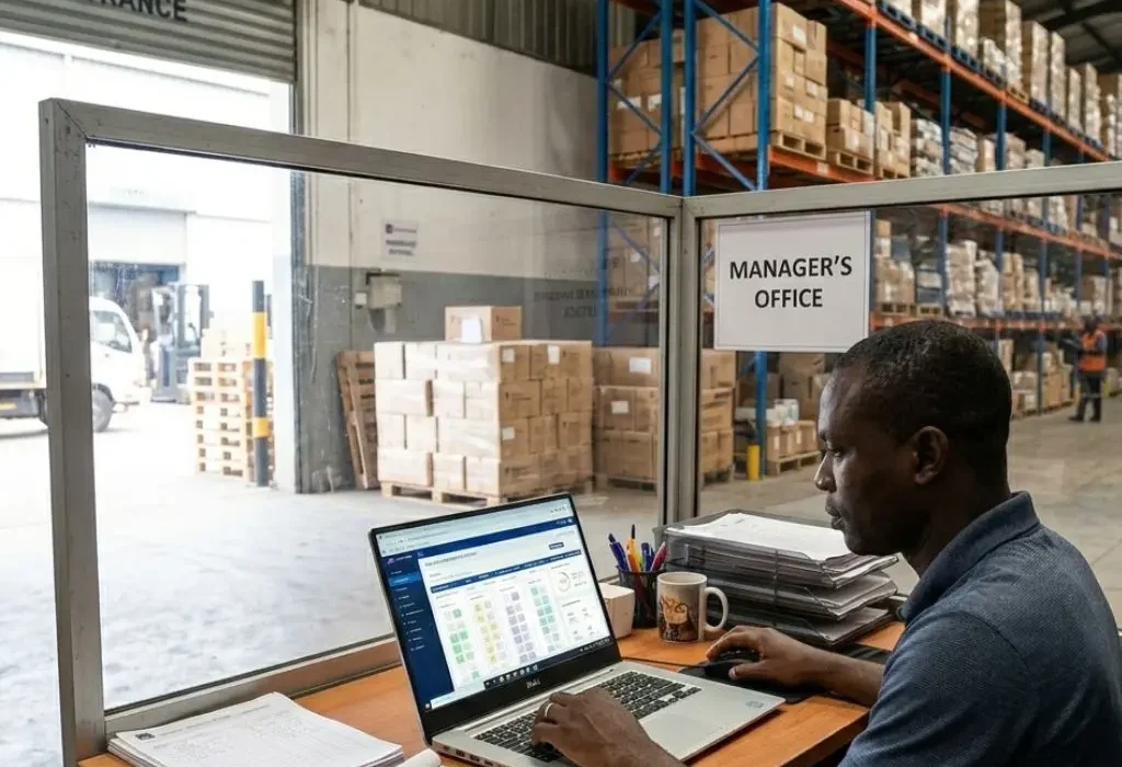 Inventory Management Software Used To Keep Stock Management in a warehouse