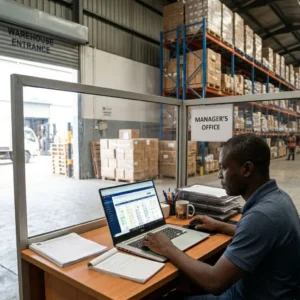 Inventory Management Software Used To Keep Stock Management in a warehouse