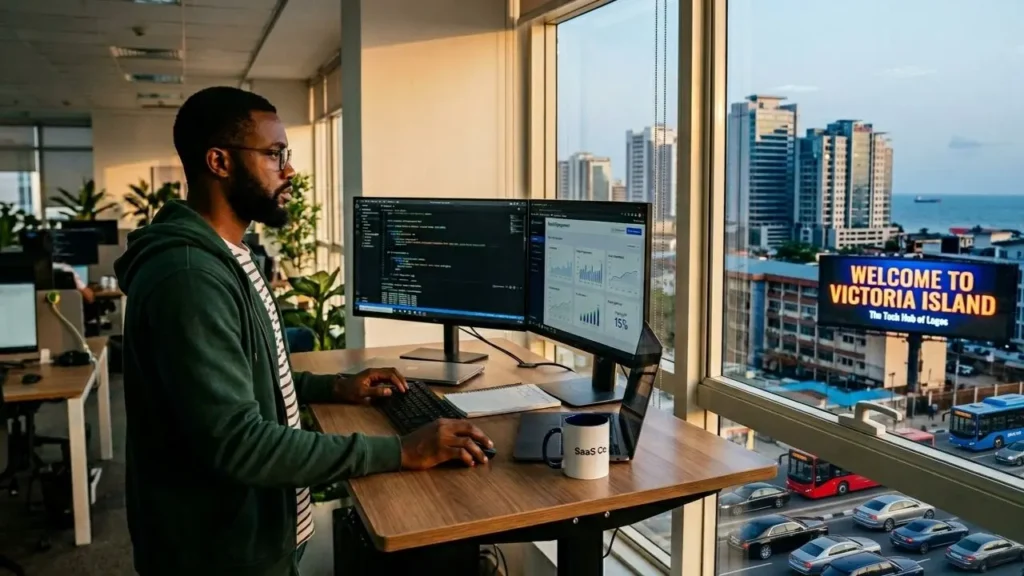 software developer in Lagos deploying Software Development AI for a SaaS business - Fortran House